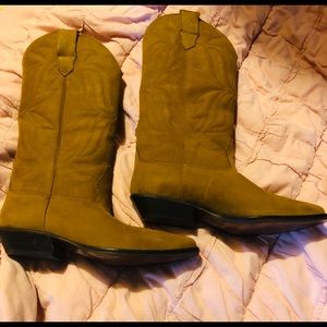 Genuine leather cowgirl boot